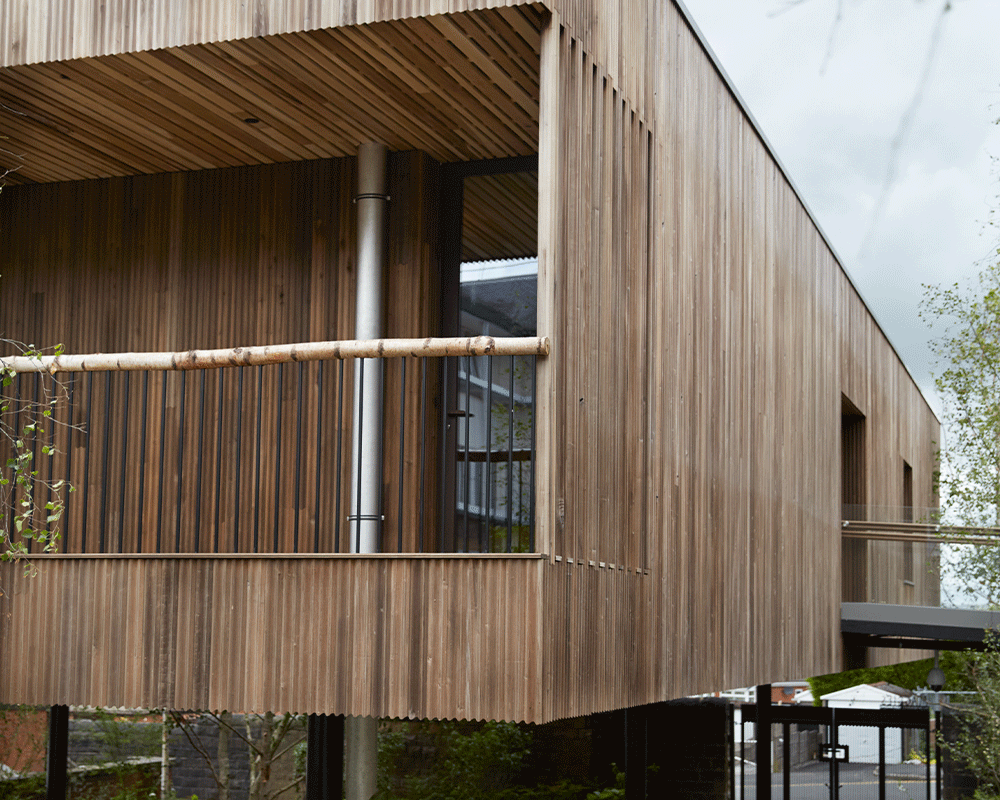 ThermoWood Tulipwood Commercial Build