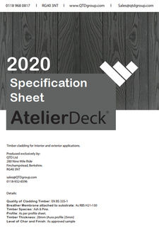 AtelierDeck Specification Sheet