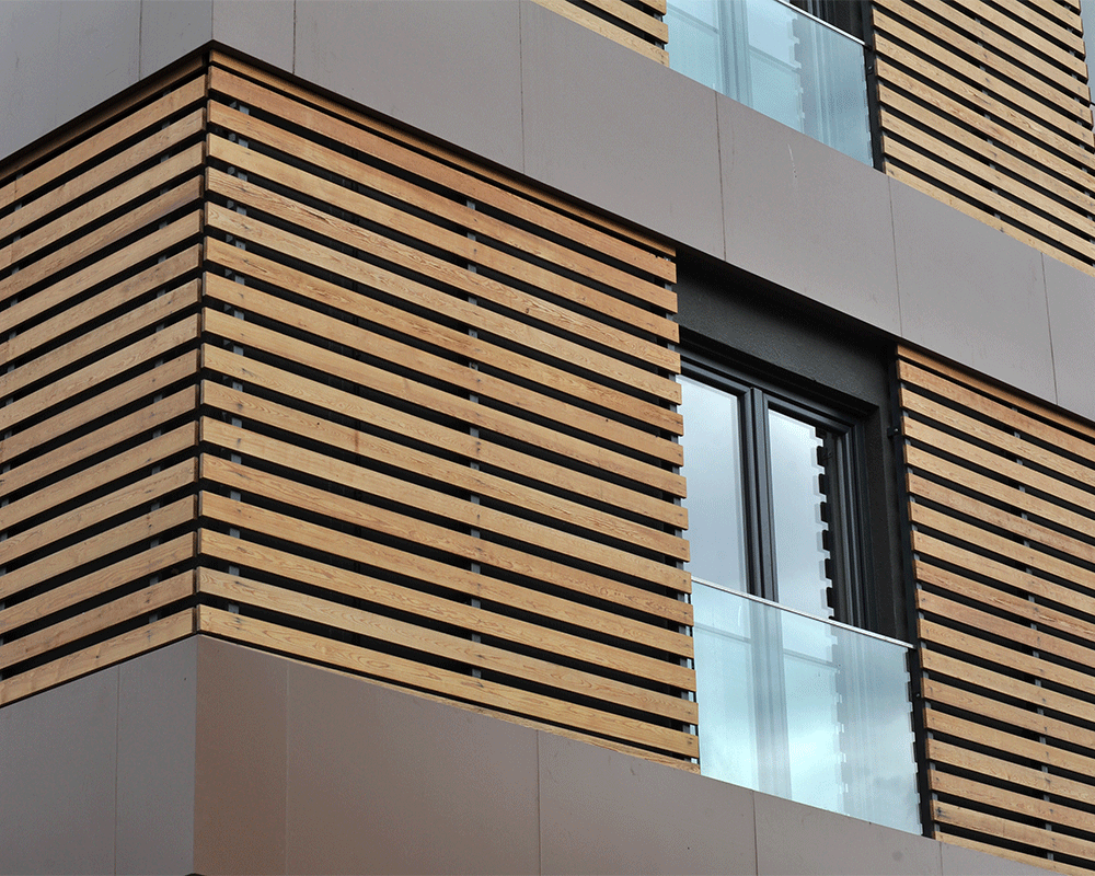 ThermoWood Pine Batten Screening