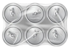 six pack kutu can twist paketleme için.