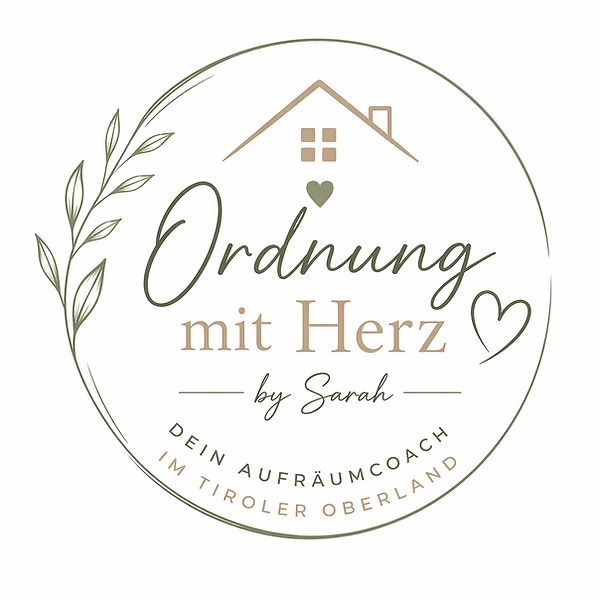Ordnung mit Herz by Sarah dein Aufräumcoach im Tiroler Oberland, Logo
