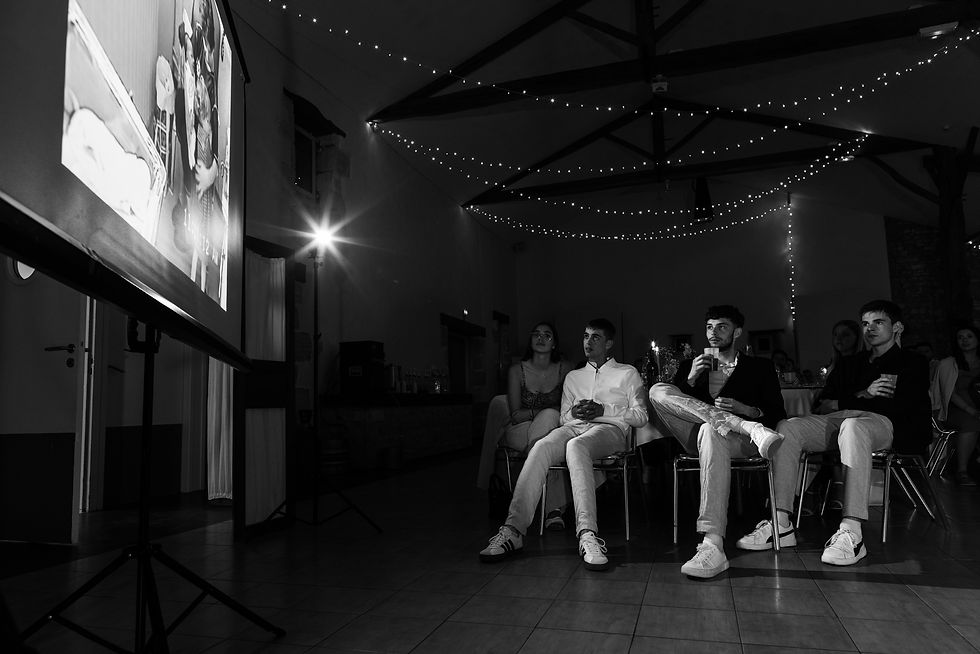 diffusion d'un diaporama pour tous les invités