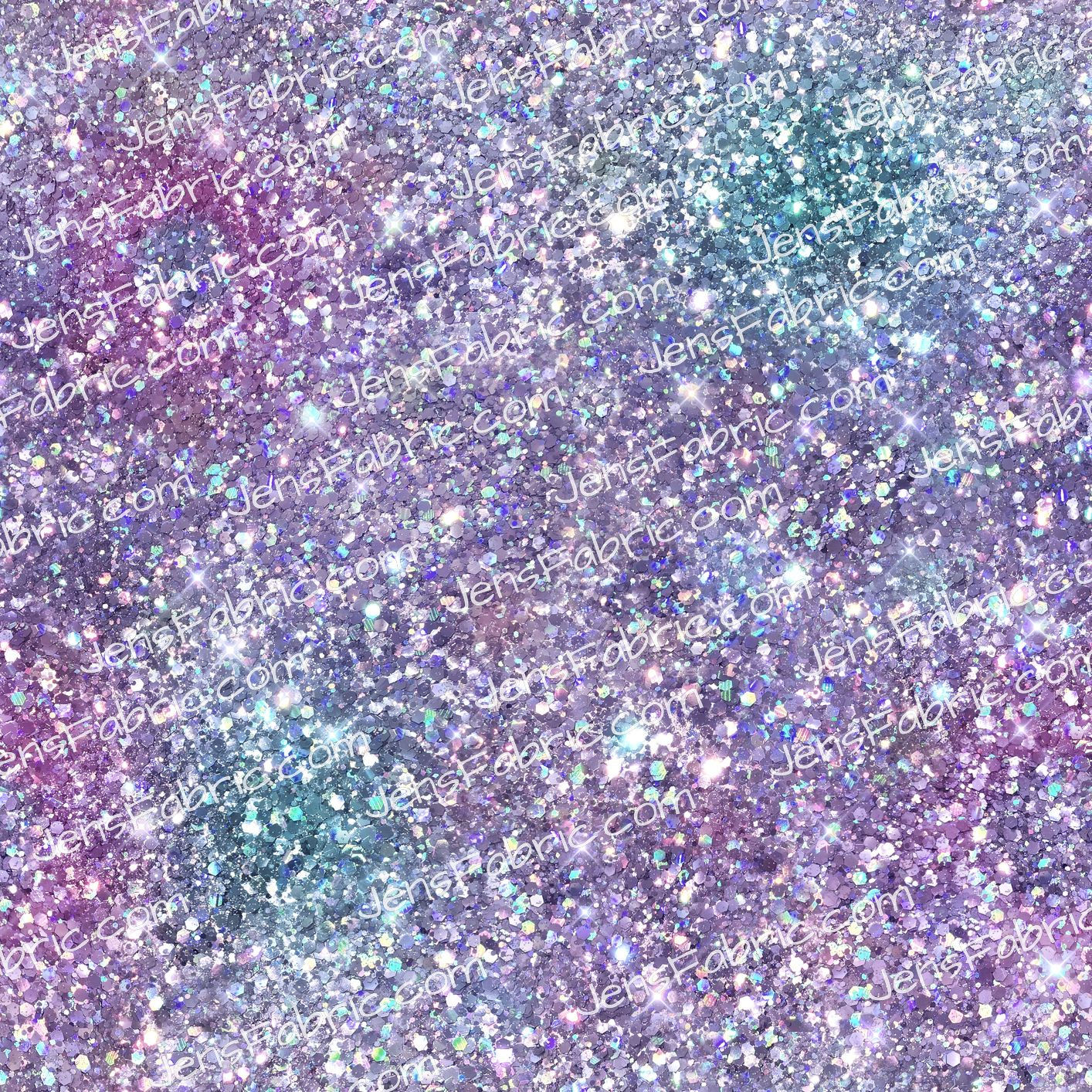 purple and teal glitter