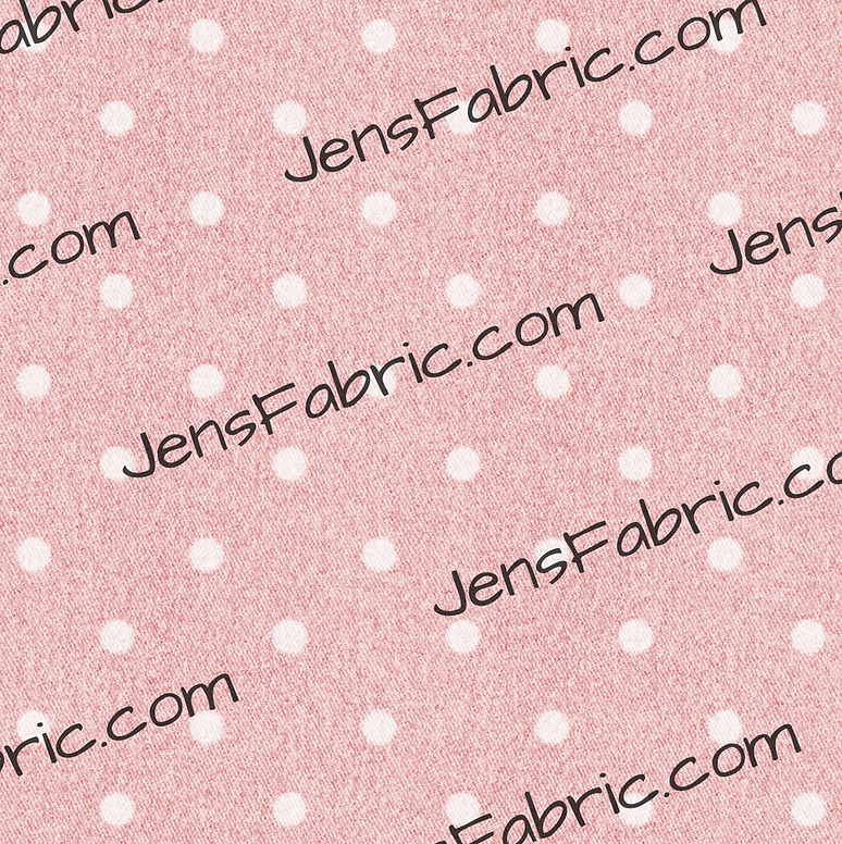 R24 Cup of Cheer: Pink linen dots