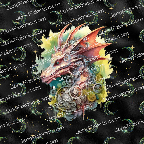 Steampunk Dragon Teppich main image 0
