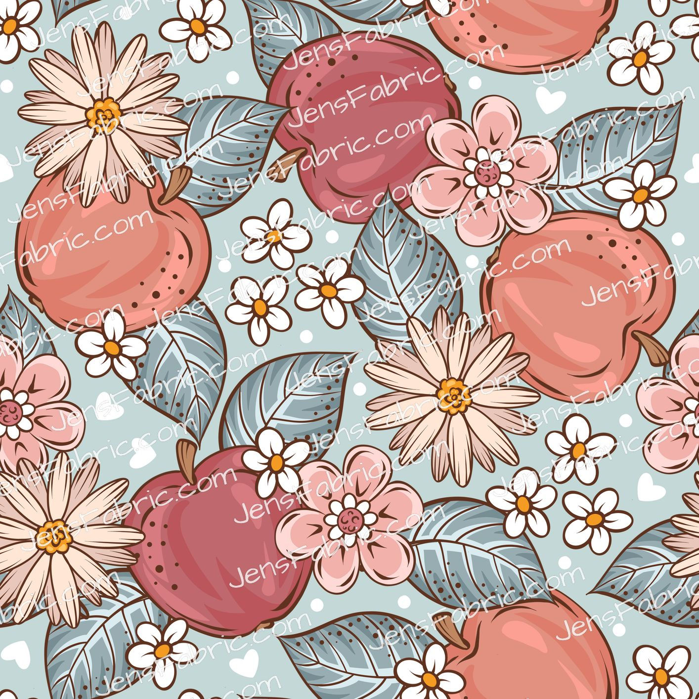 Boho Apples and blossoms toss