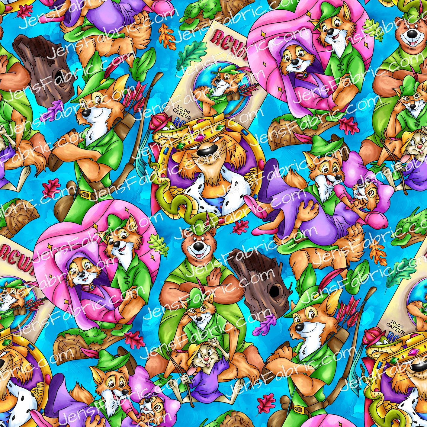 Once Upon a Sketch: Robin Hood Toss on Blue