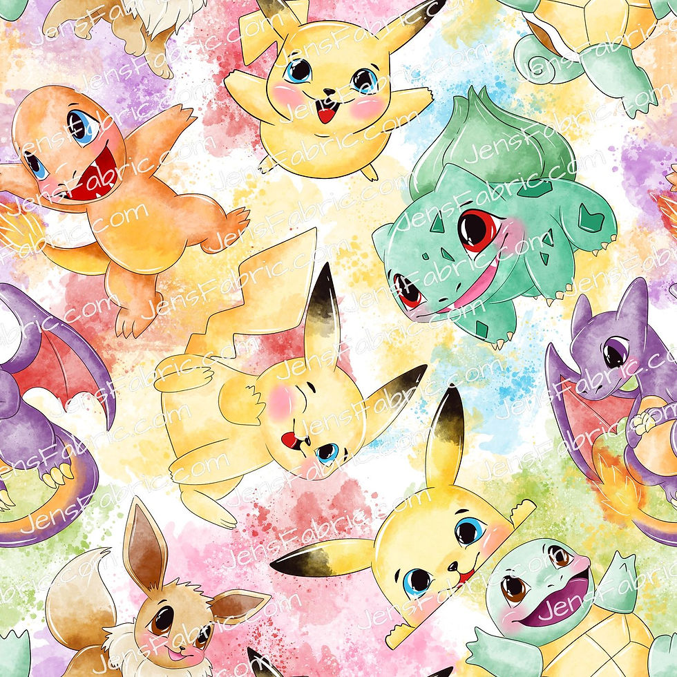 Pastel Cutie Pokemon Characters