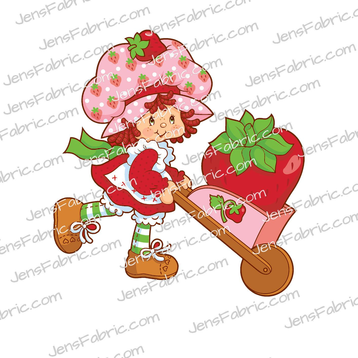 Strawberry Shortcake Wheelbarrow panel