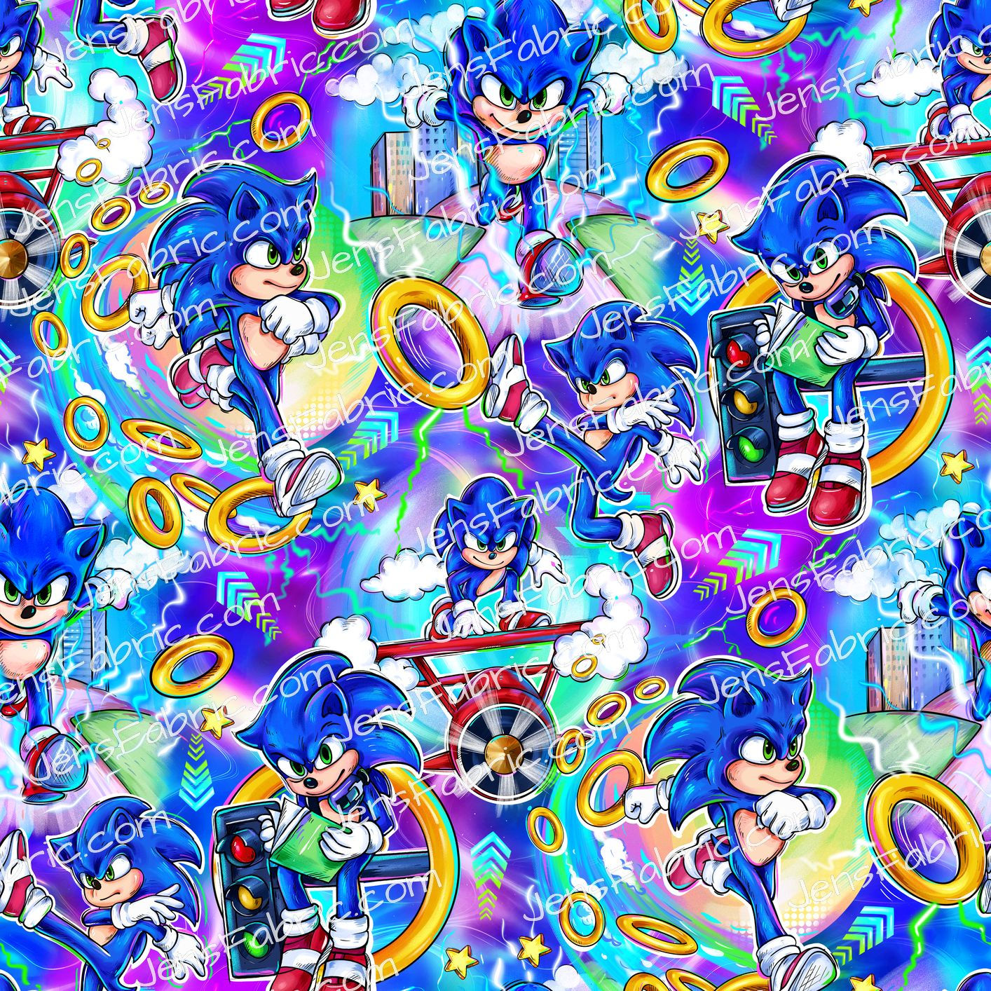 Magical Motif Sonic: Main toss on purple waves