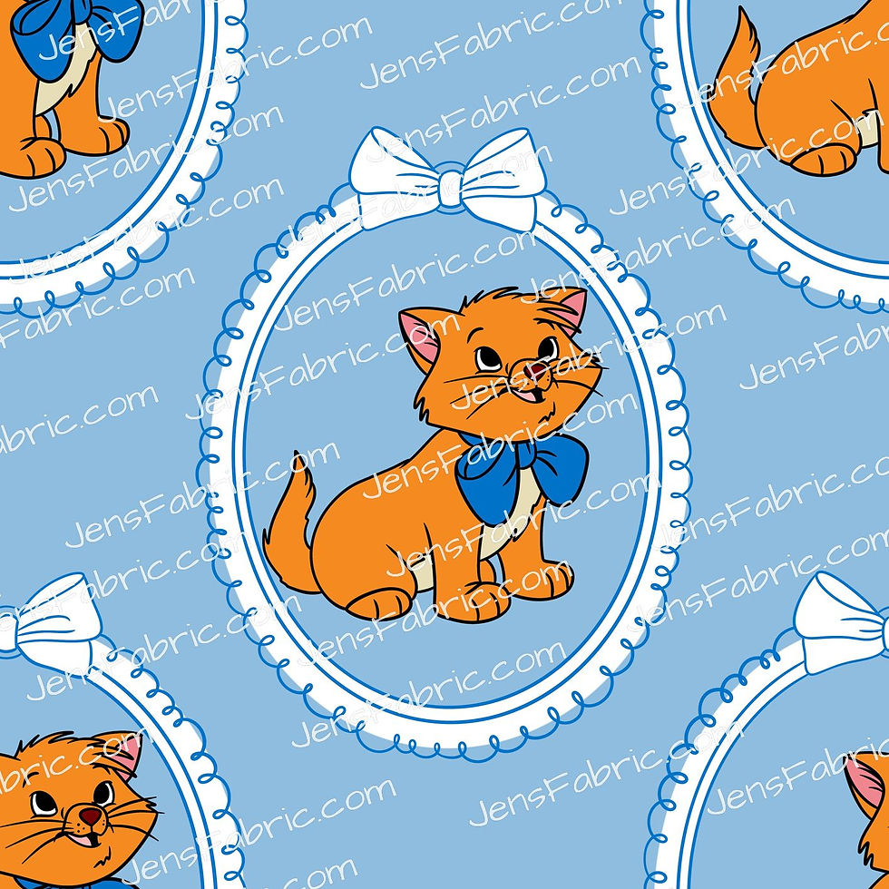 HHarlow Designs: Toulouse Frame on Blue