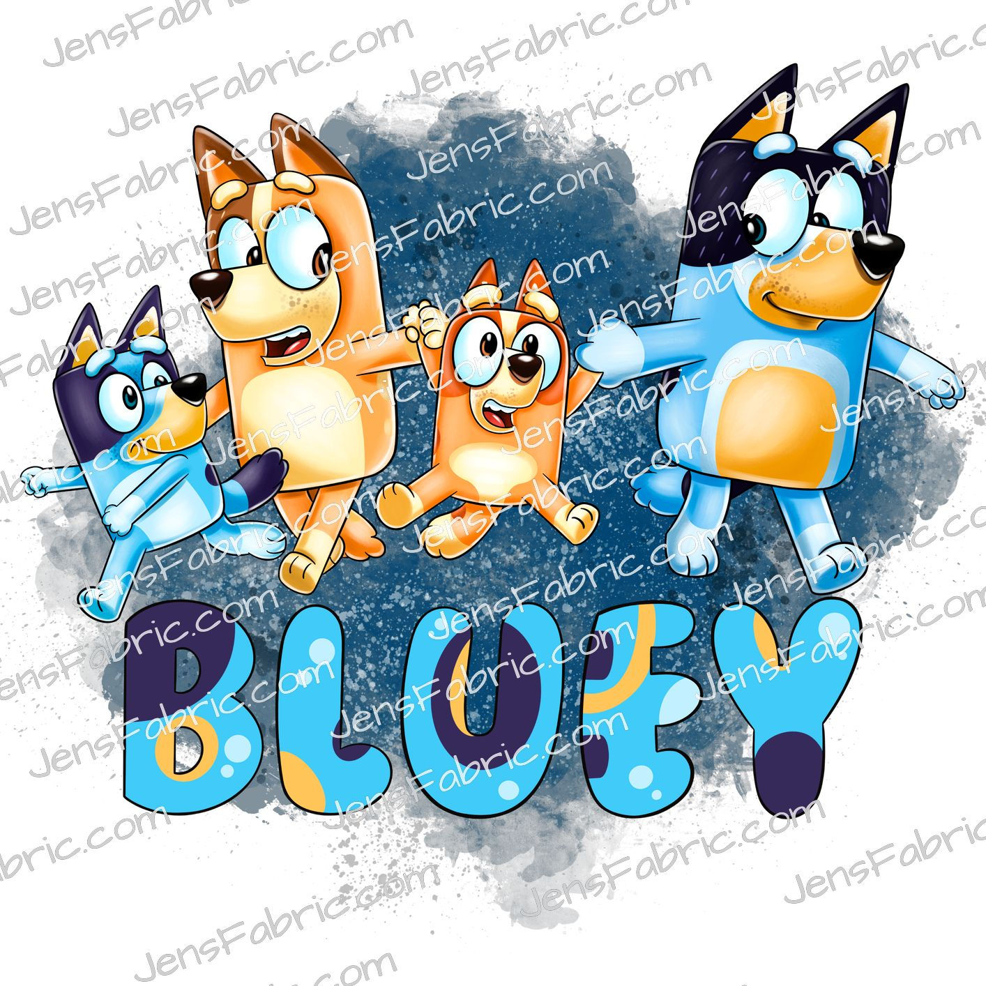 Bluey Family Panel