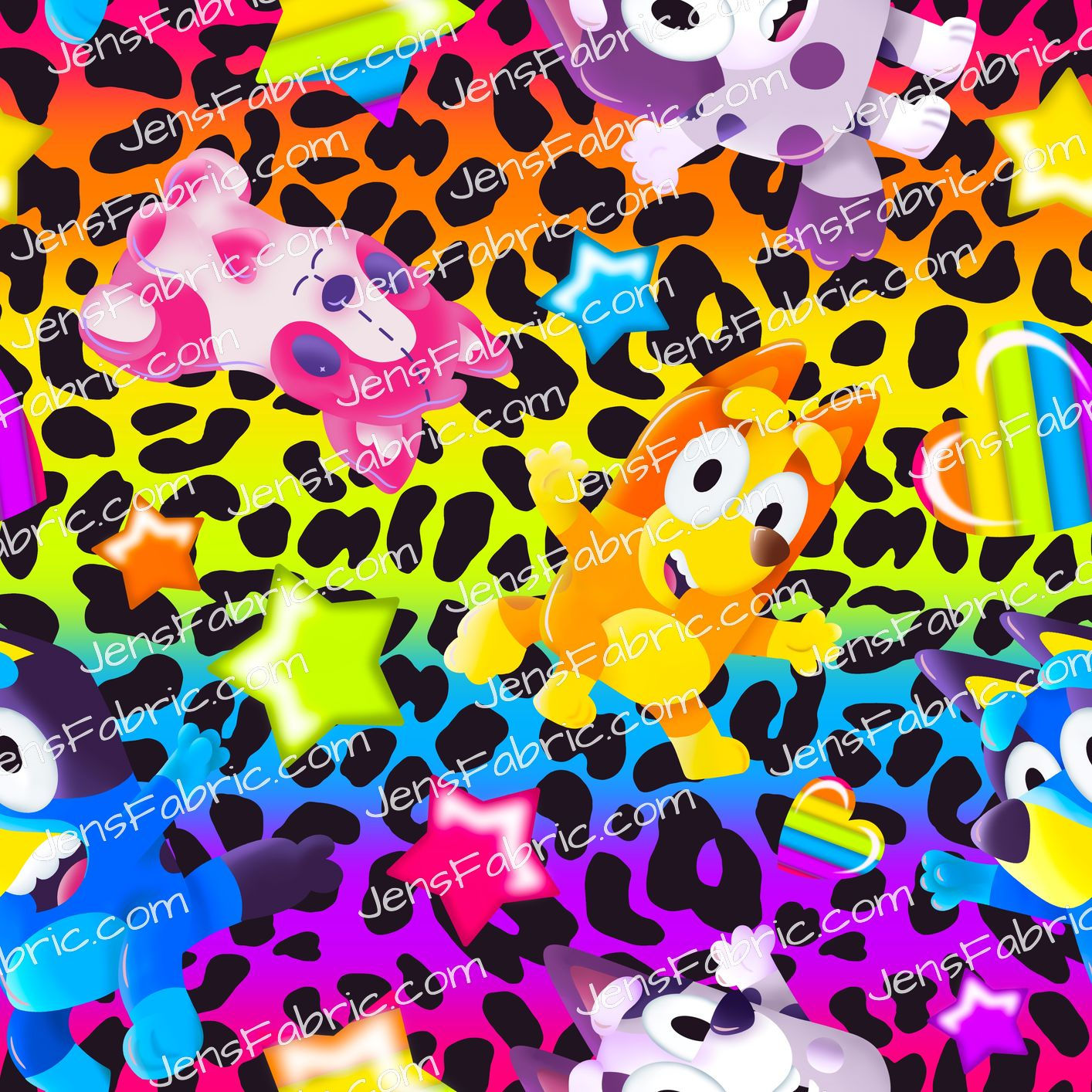 LF Bluey on Rainbow toss