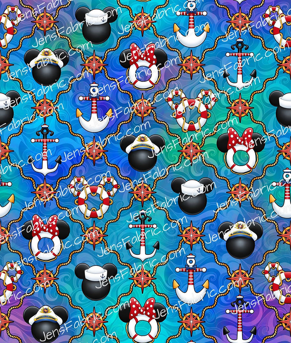 Doodle & Designs: Cruise Mickey and Anchor Toss