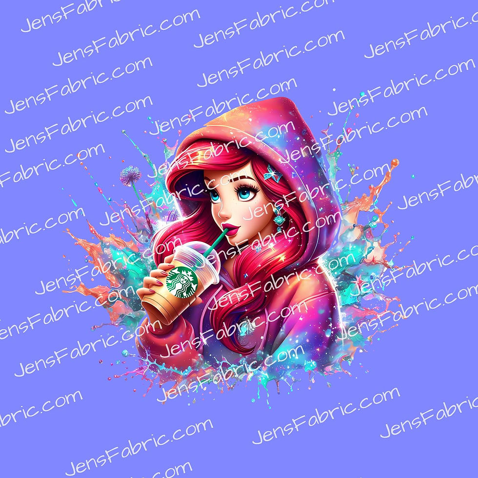R34 Starbucks Princess: Ariel Panel