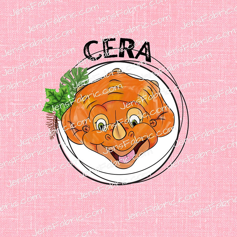 R24 Land Before Time: Cera Panel on Pink