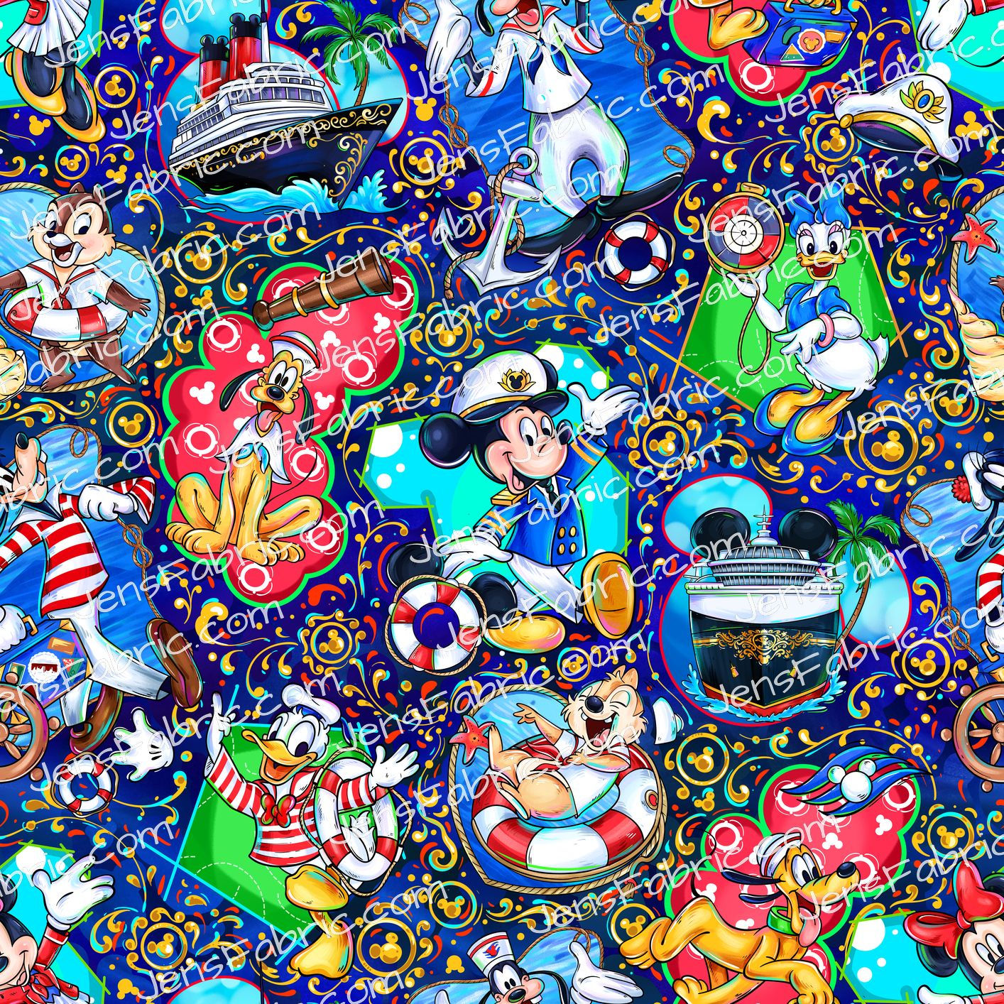 Magical Motif Cruise: Cruise Main on Blue