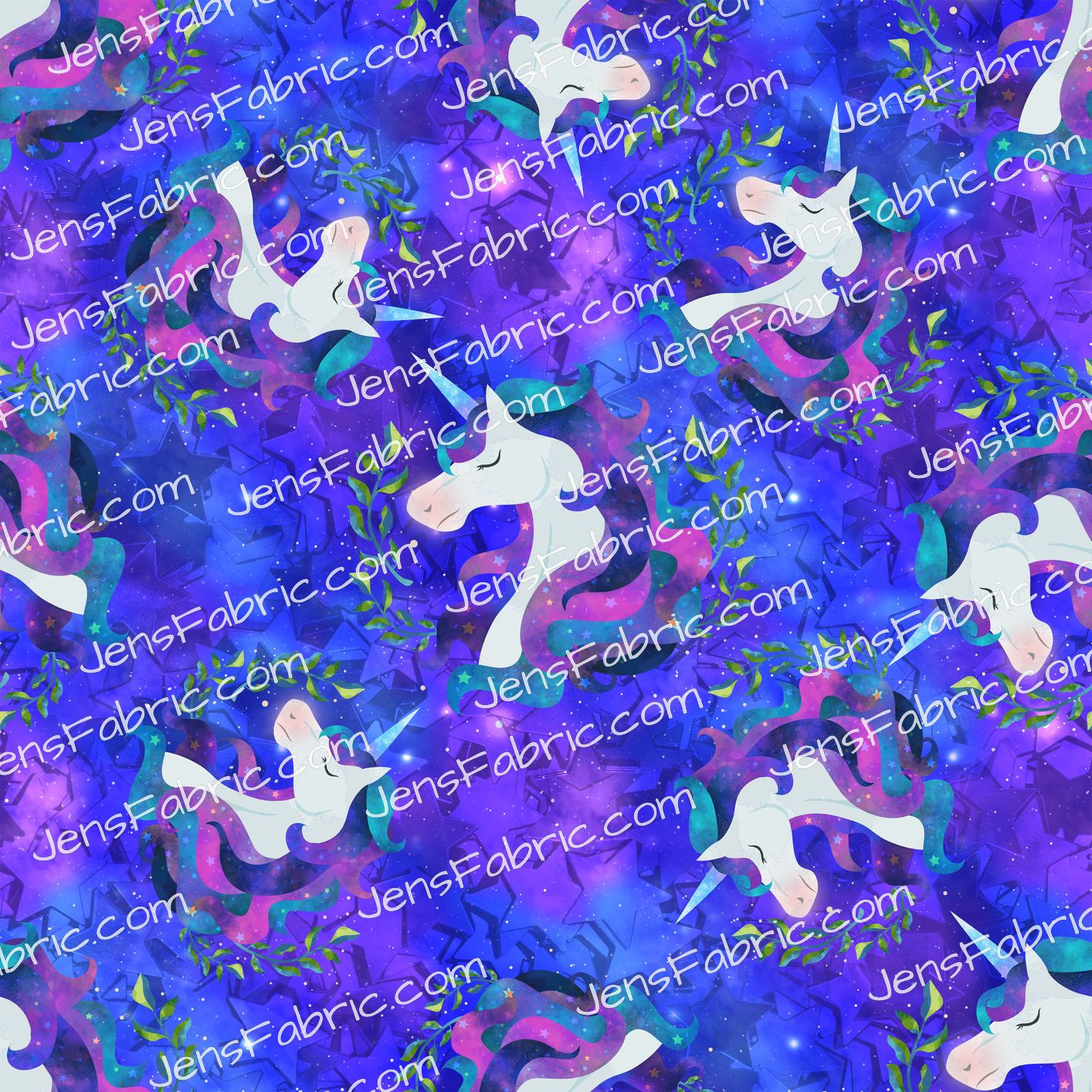 Galaxy Unicorn Toss on blue