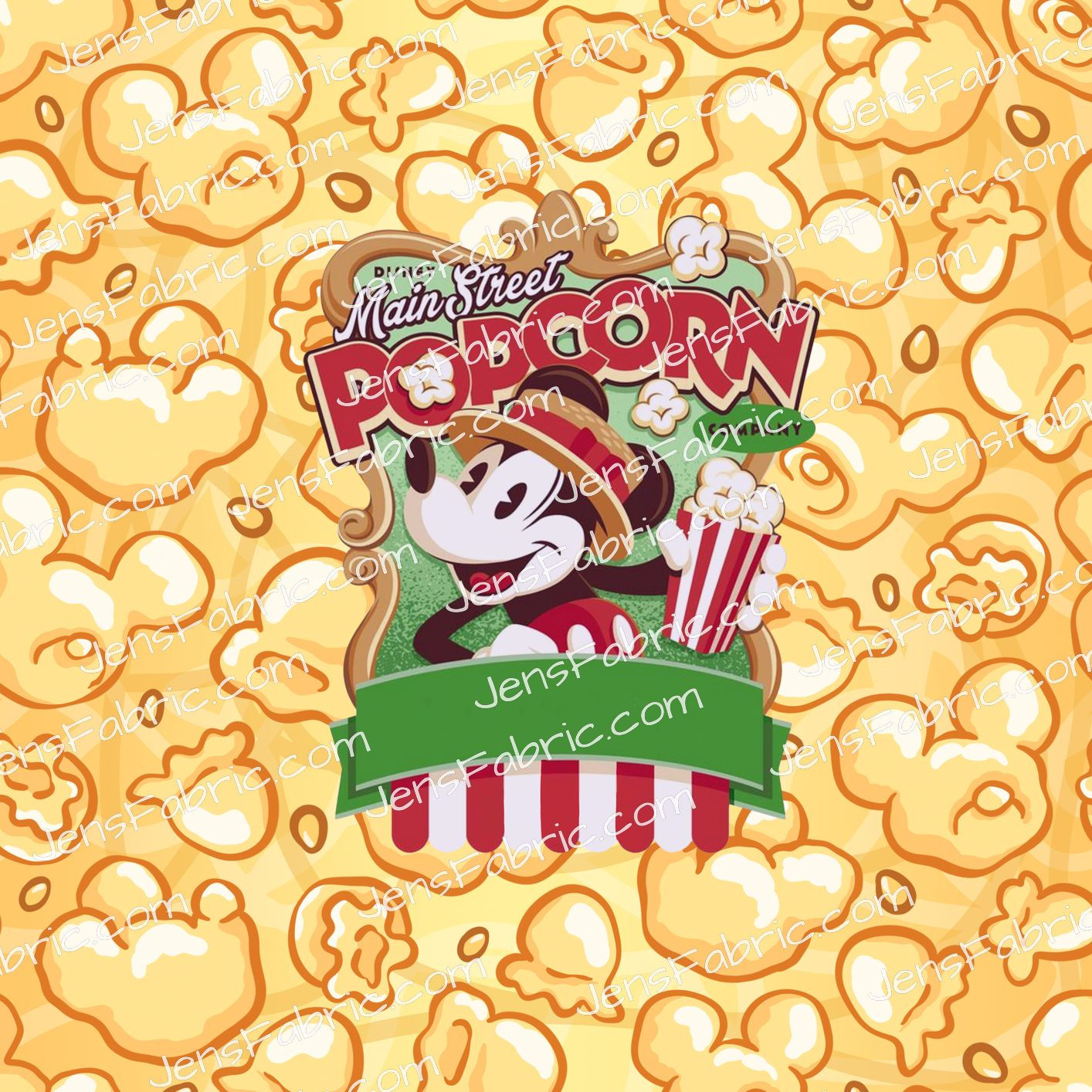 R16 Main Street Sweets: mickey popcorn panel