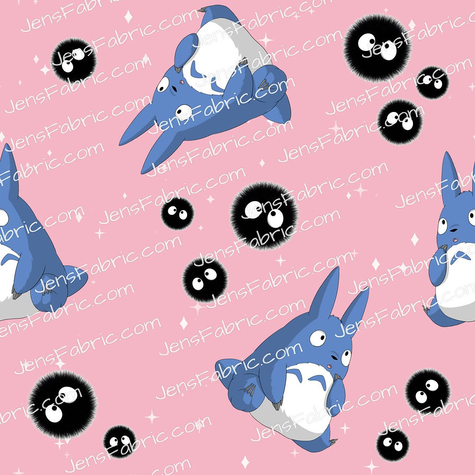 Totoro Toss on Pink