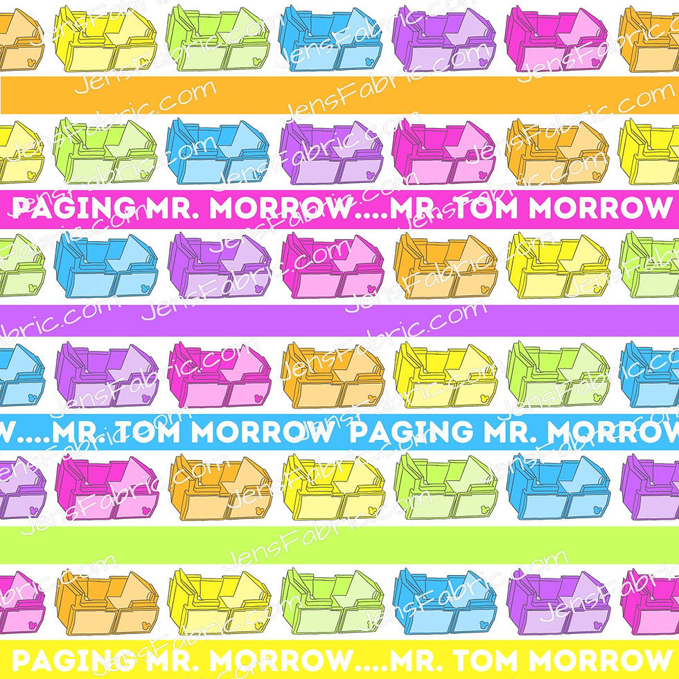 R16 Disney Transportation: Rainbow Mr Morrow stripes