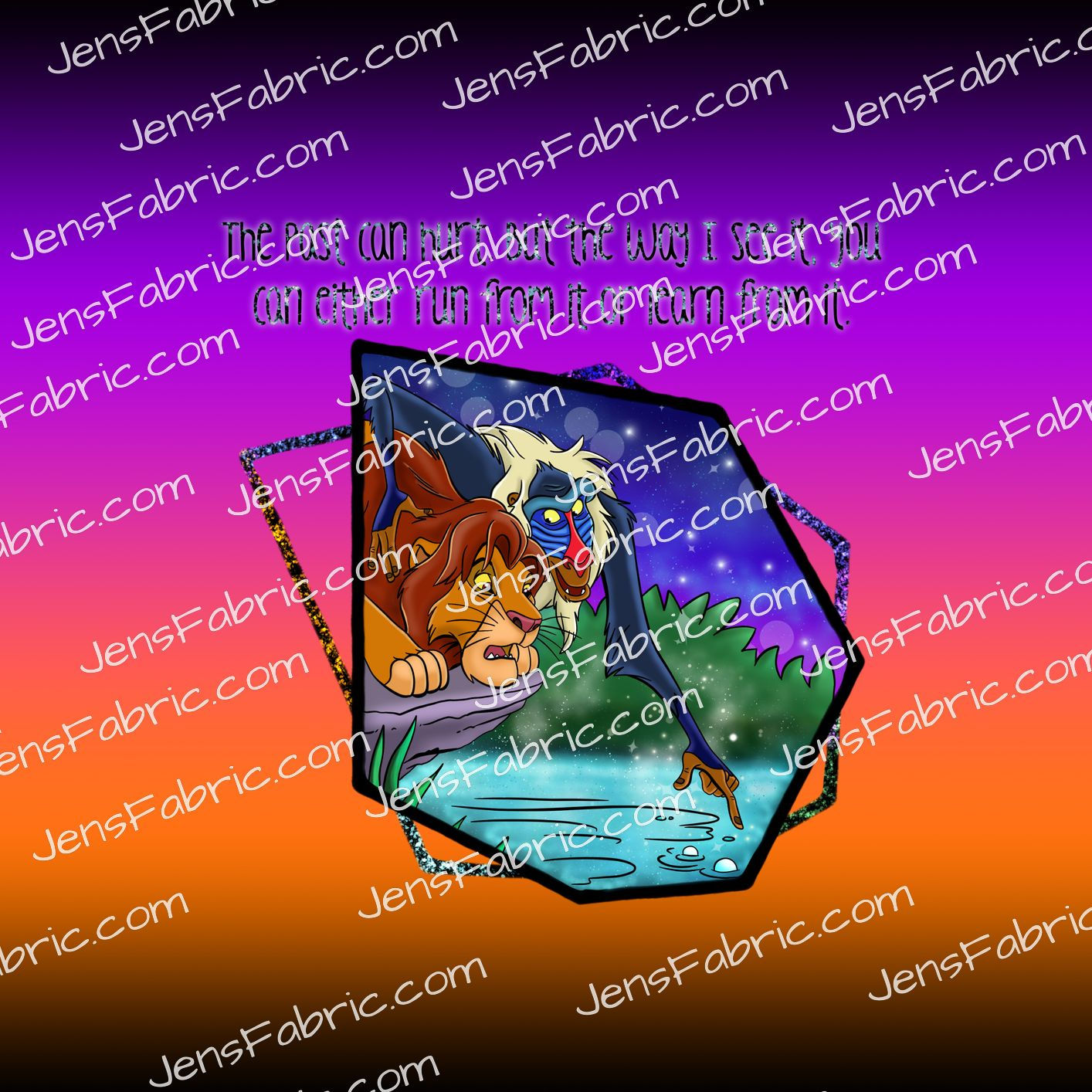 R13 Lion King: reflection panel