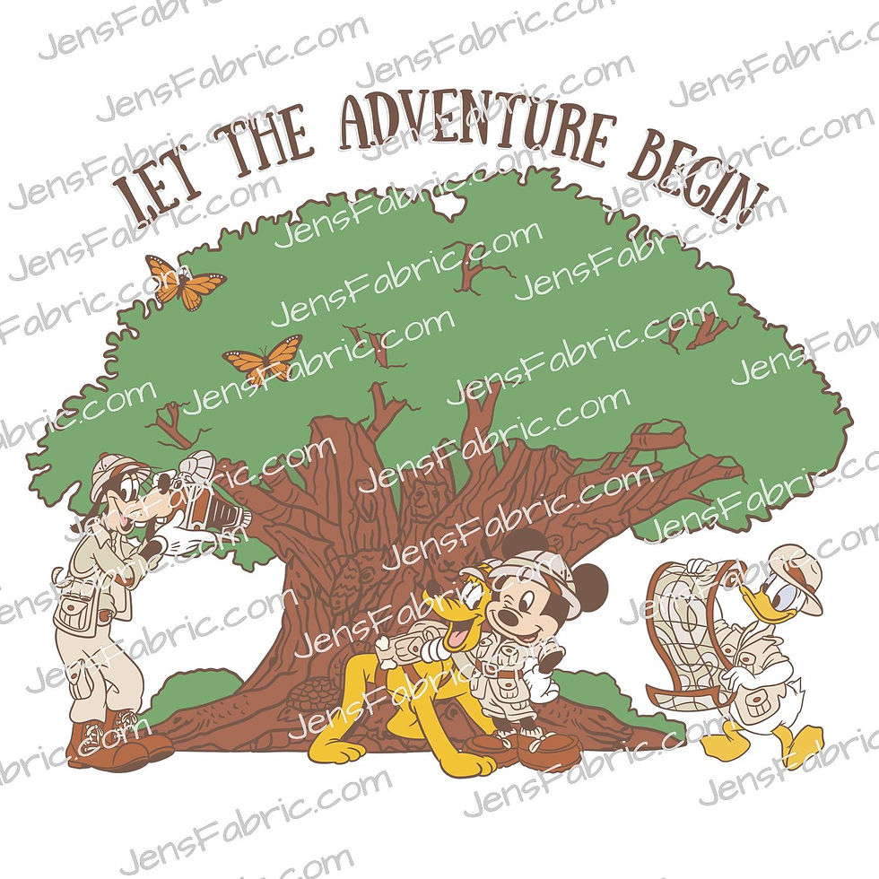 HHarlow Designs: Let the Adventure Safari Panel