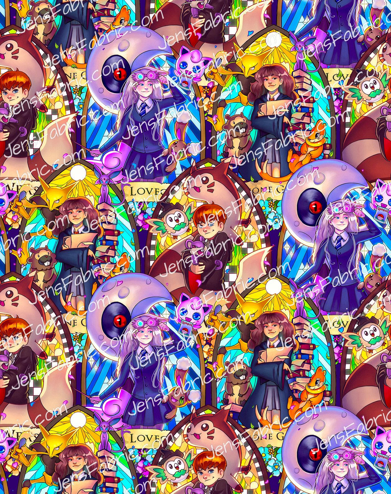 Harry Potter pokemon mash collage 2