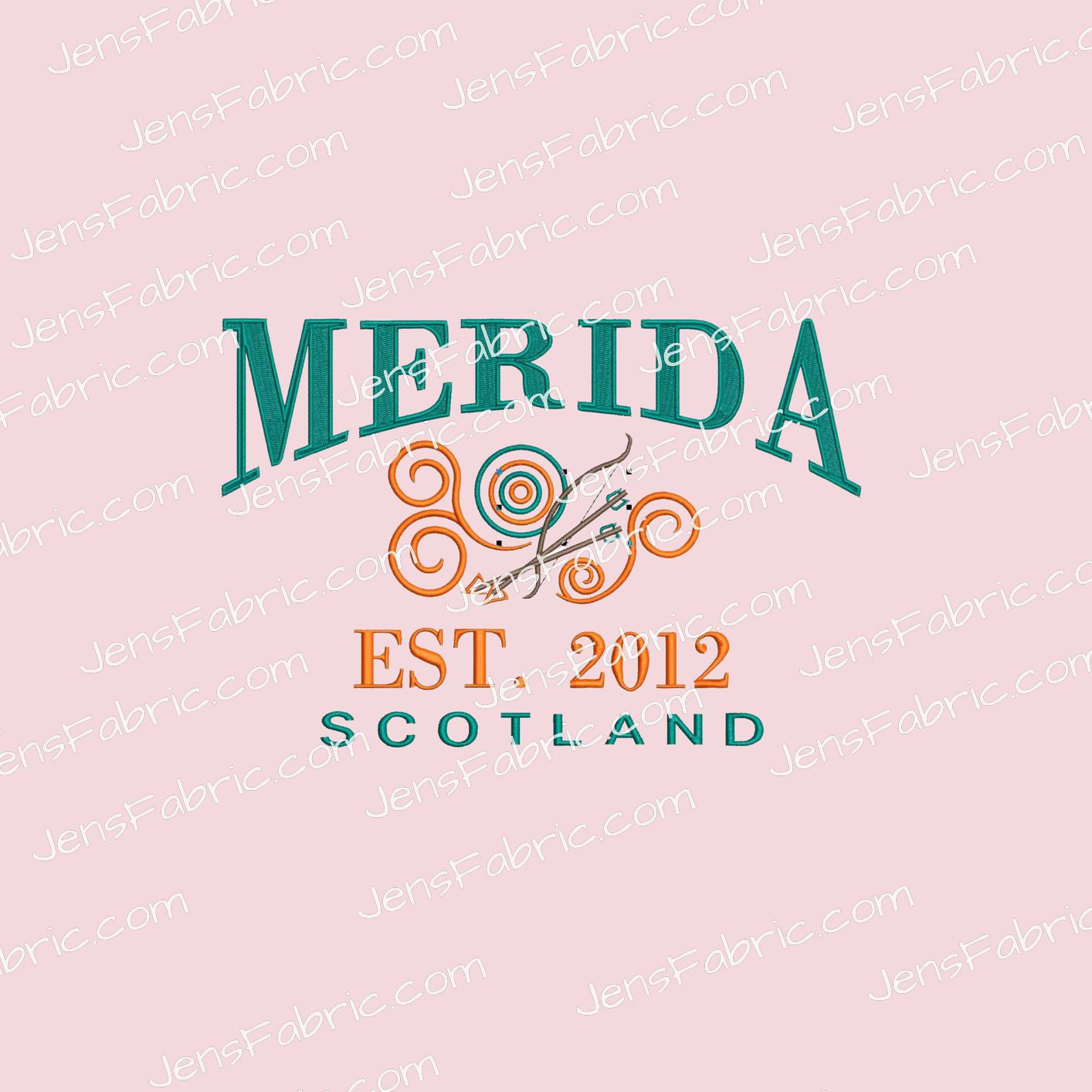 R18 Home Sweet Home: Embroidery panel Merida