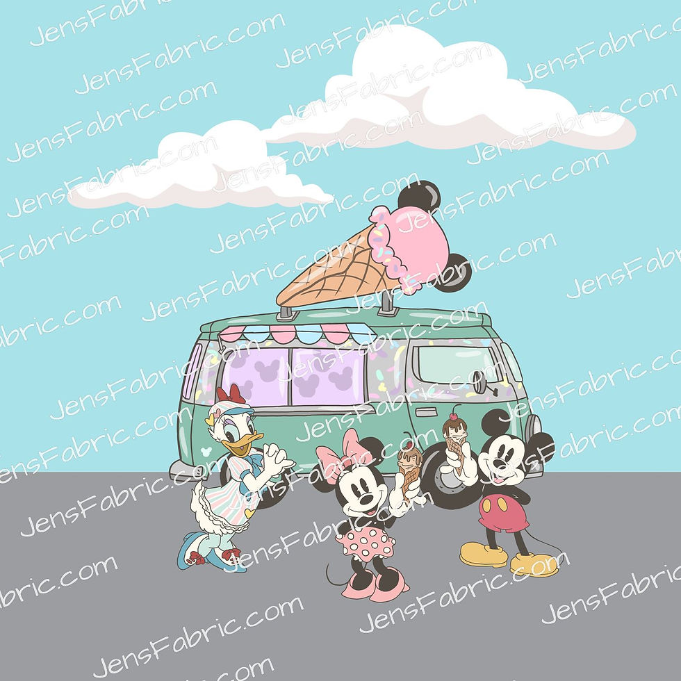 R16 Main Street Sweets: ice cream truck panel