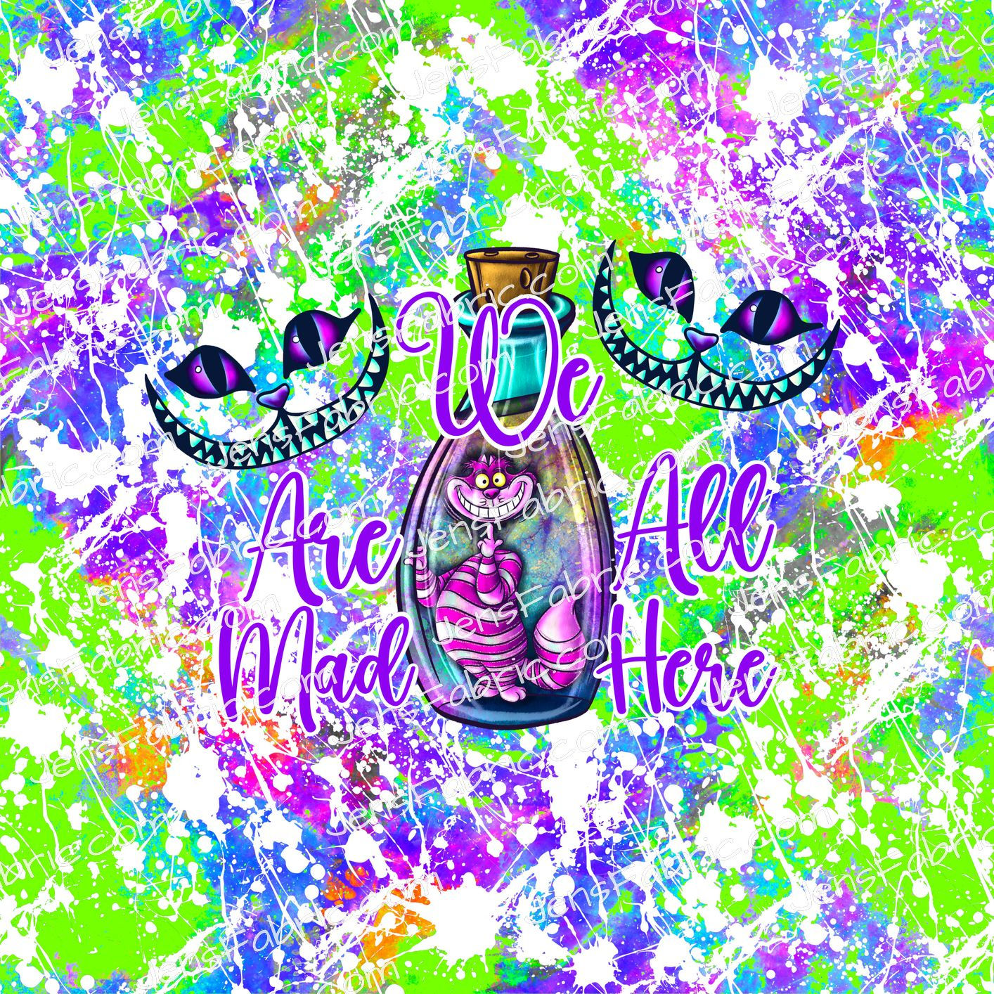 Digital Paper Mermaid: Alice Mad Panel