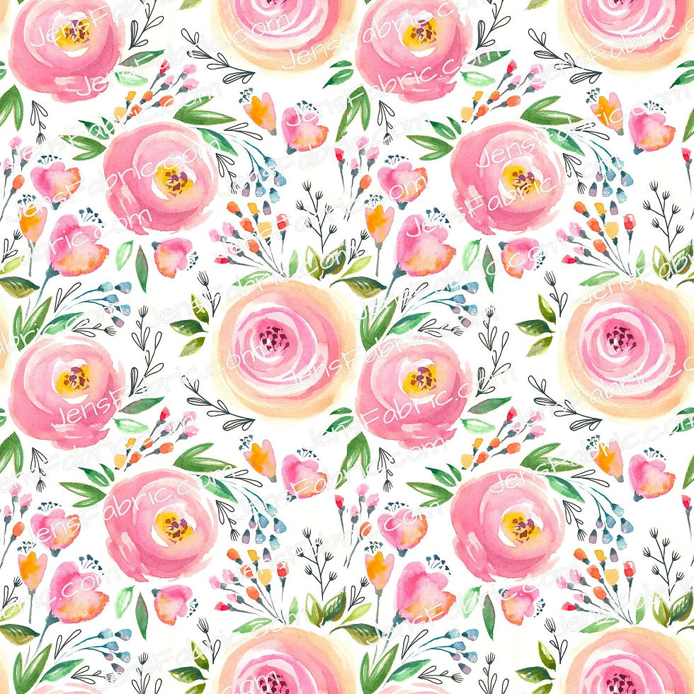 Peach Spring Floral