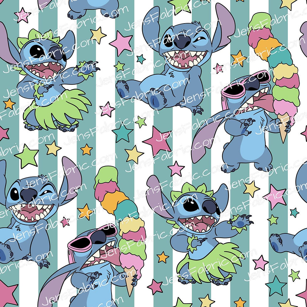 HHarlow Designs: Summertime Stitch on Green Stripes