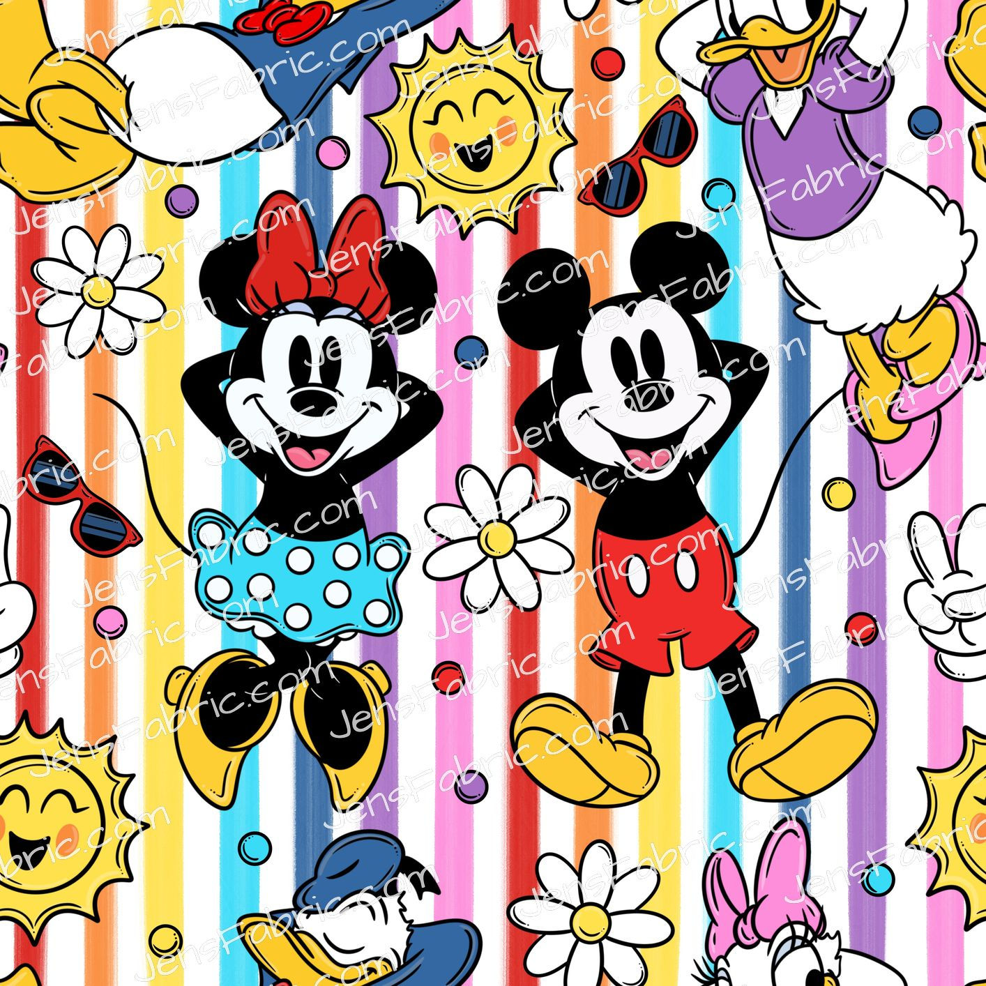 HHarlow Designs: Fab 4 Summertime Fun on Stripes