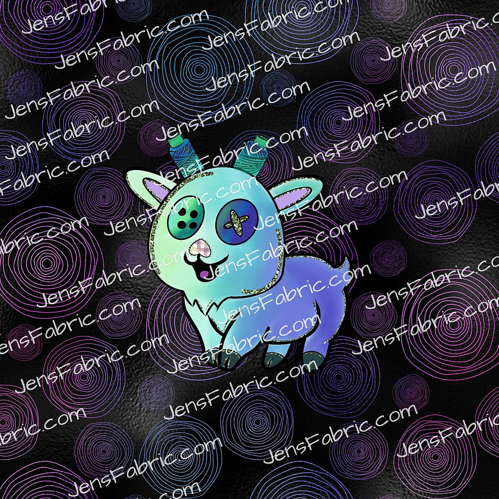 R10 Crafty Critters: Galaxy goat panel