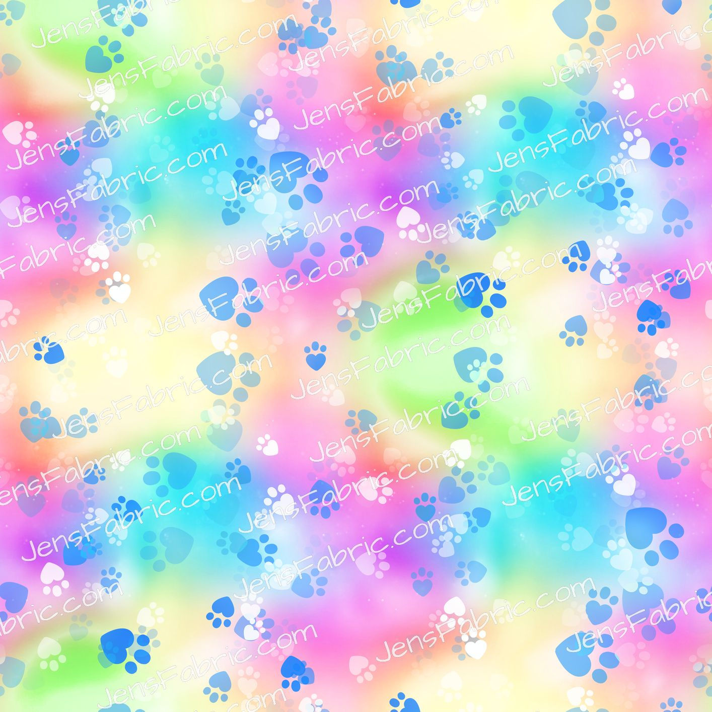 Magical Motif Bluey: rainbow paw coordinate