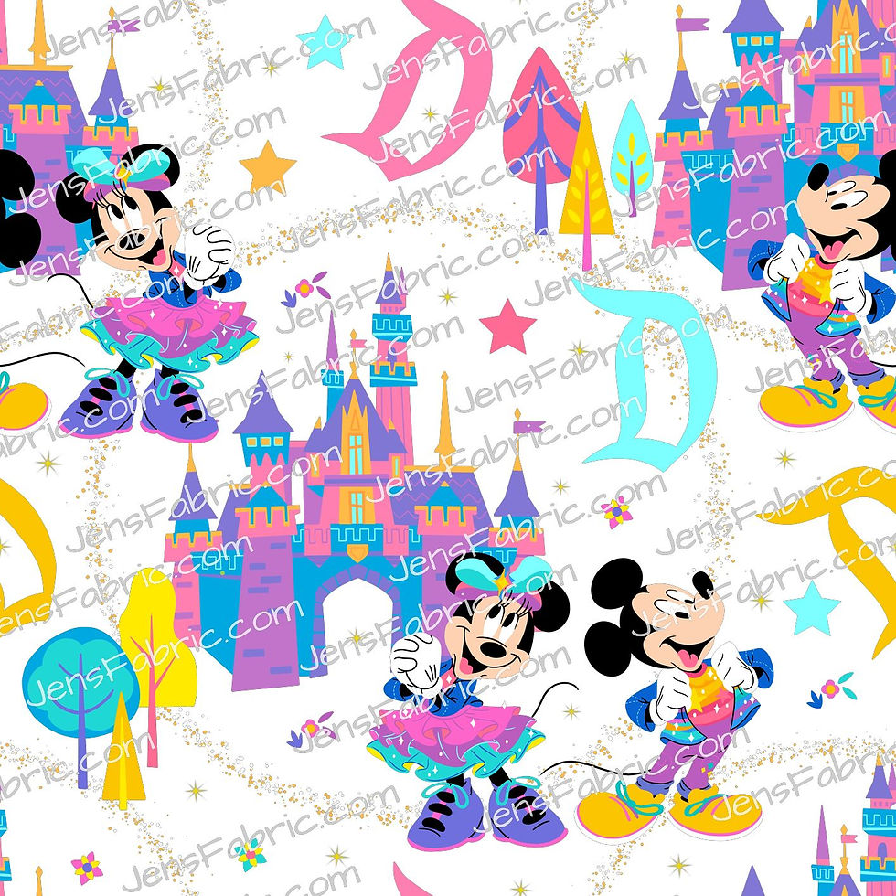 Space Waffle: 70th Anniversary Disneyland on White