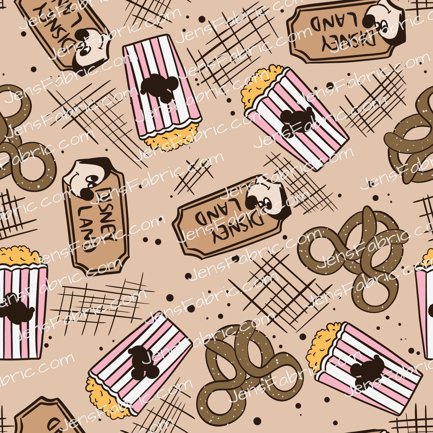 Simply Favi: Tickets and popcorn pink