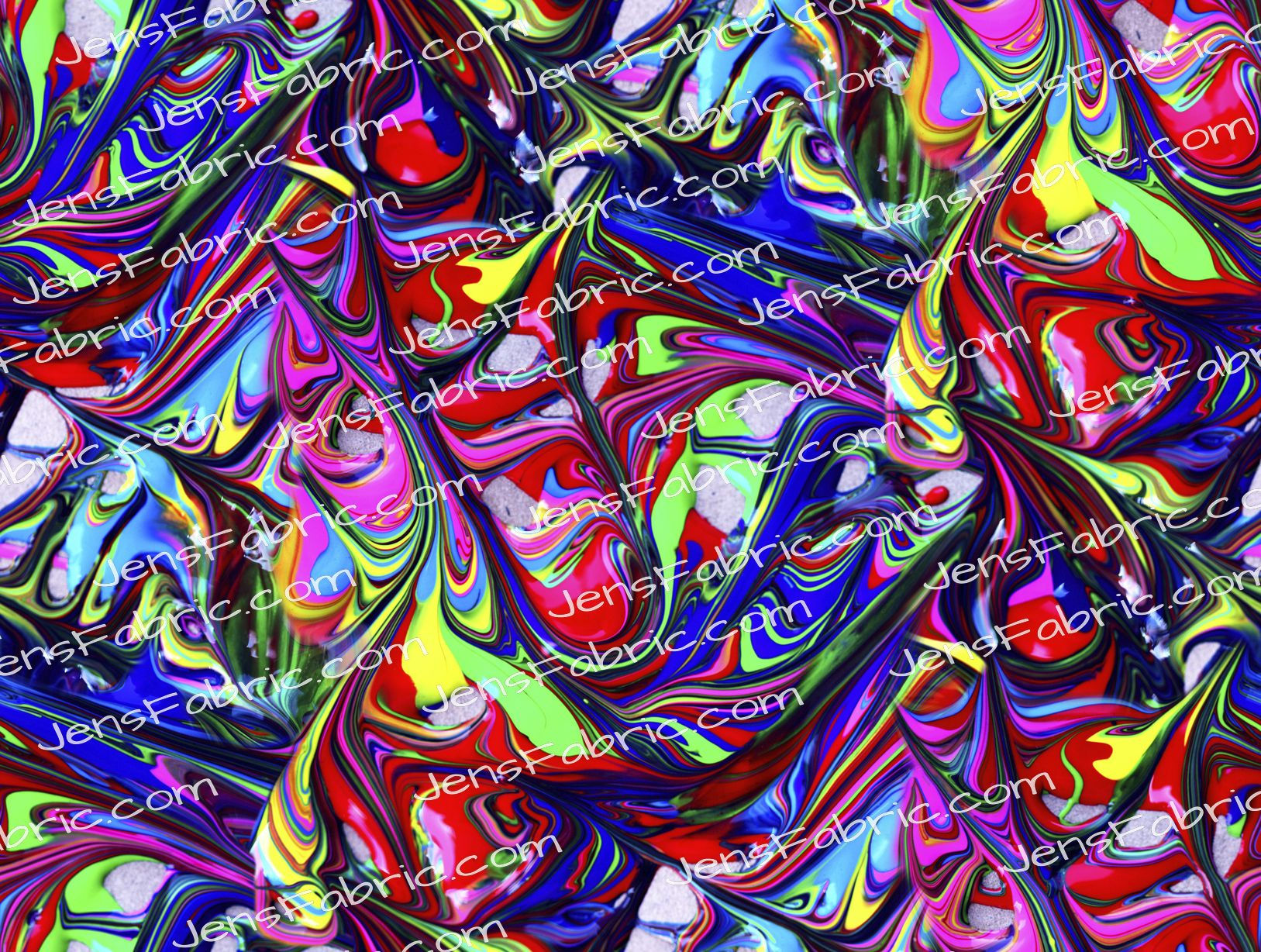 Rainbow paint splatter