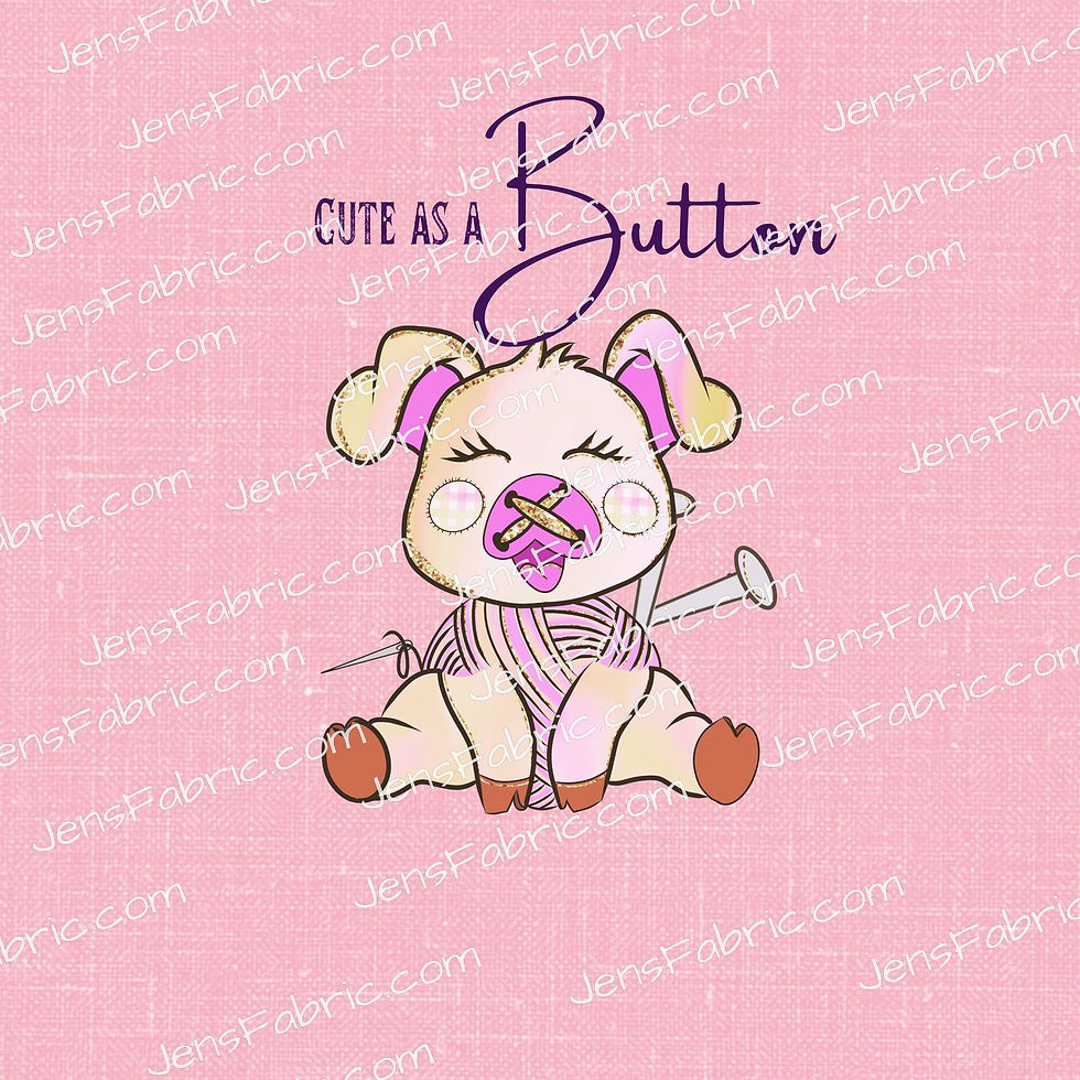 R10 Crafty Critters: Pastel pig panel