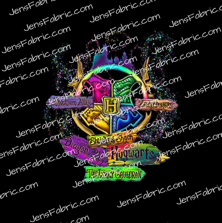 R24 Neon Harry Potter: Hogwarts Creast Panel