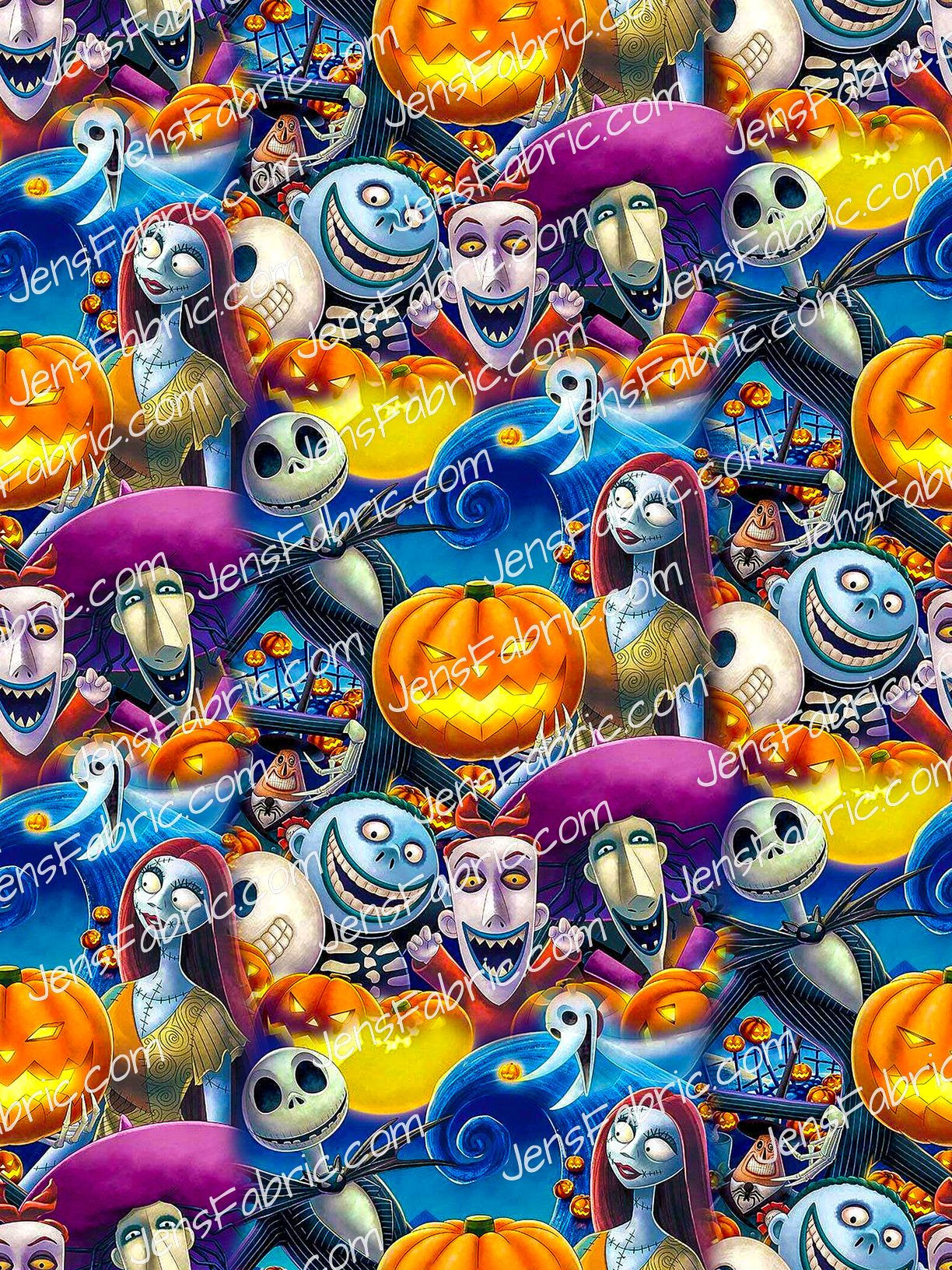 Nightmare Before Christmas Character Faces Stack