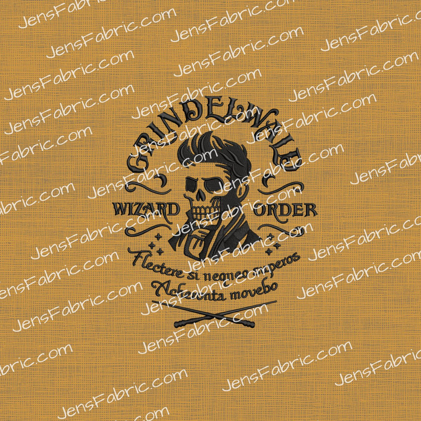 R49 Embroidered Harry Potter: grindelwald panel