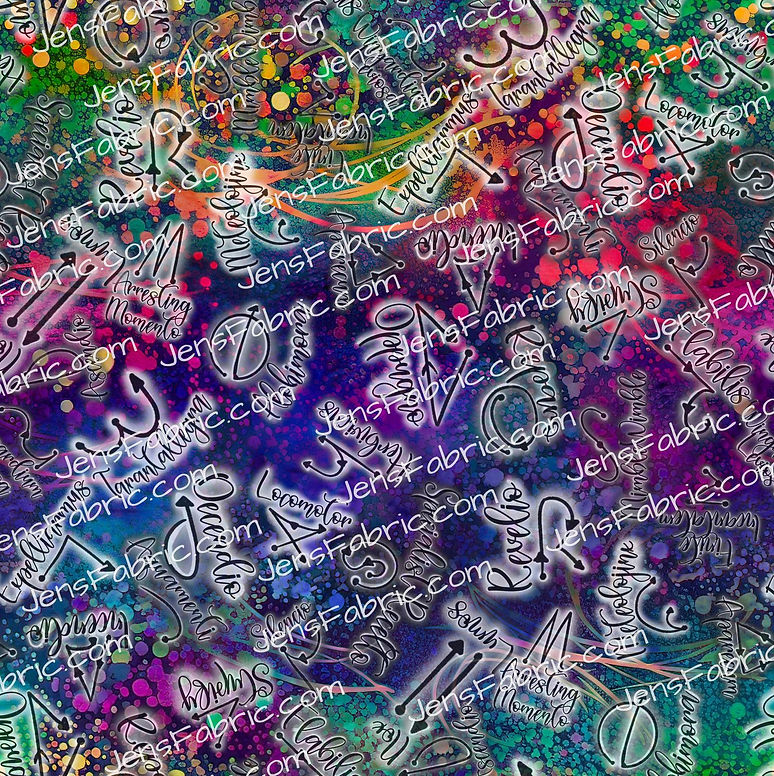 R24 Neon Harry Potter: Spells on Rainbow Splatter