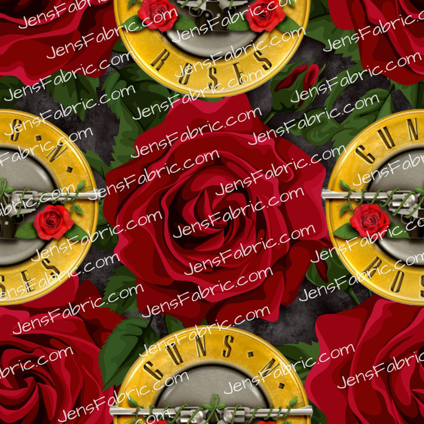 Guns N Roses toss fabric