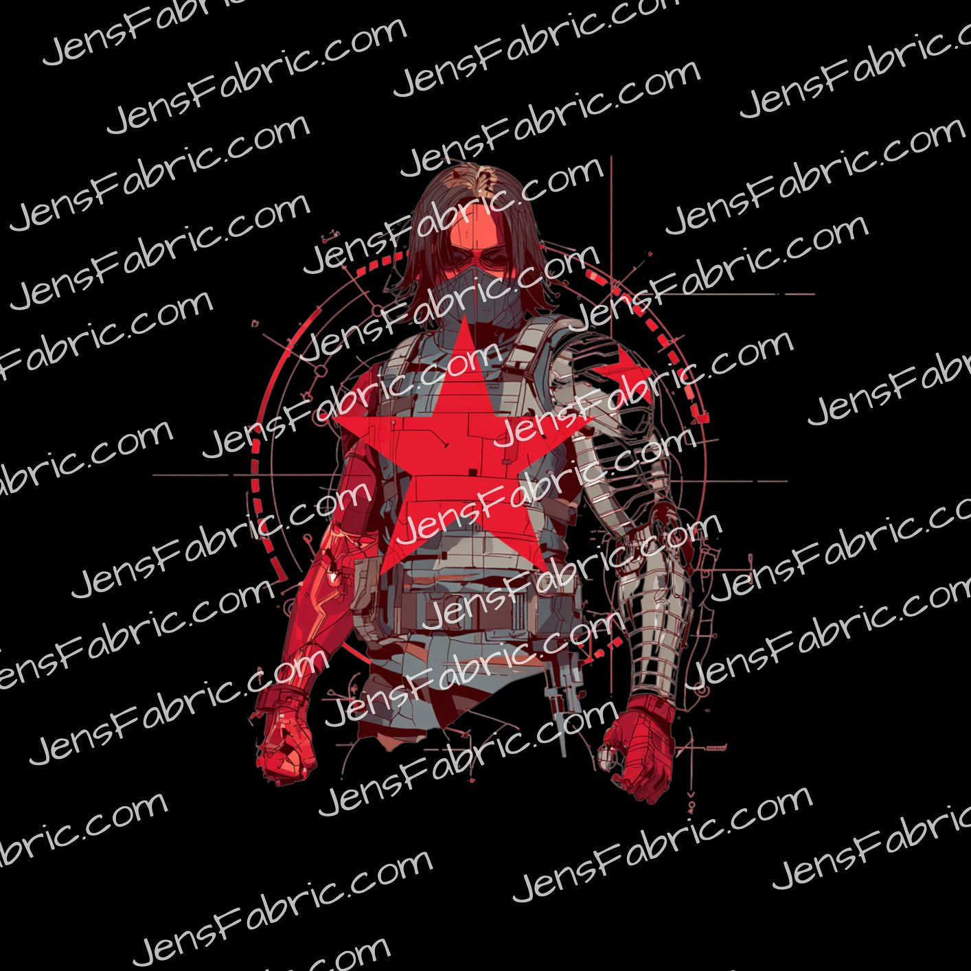R47 Marvel Hero Schematics: Winter Soldier Panel