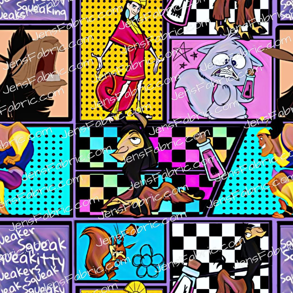 Emperors New Groove Comic Print