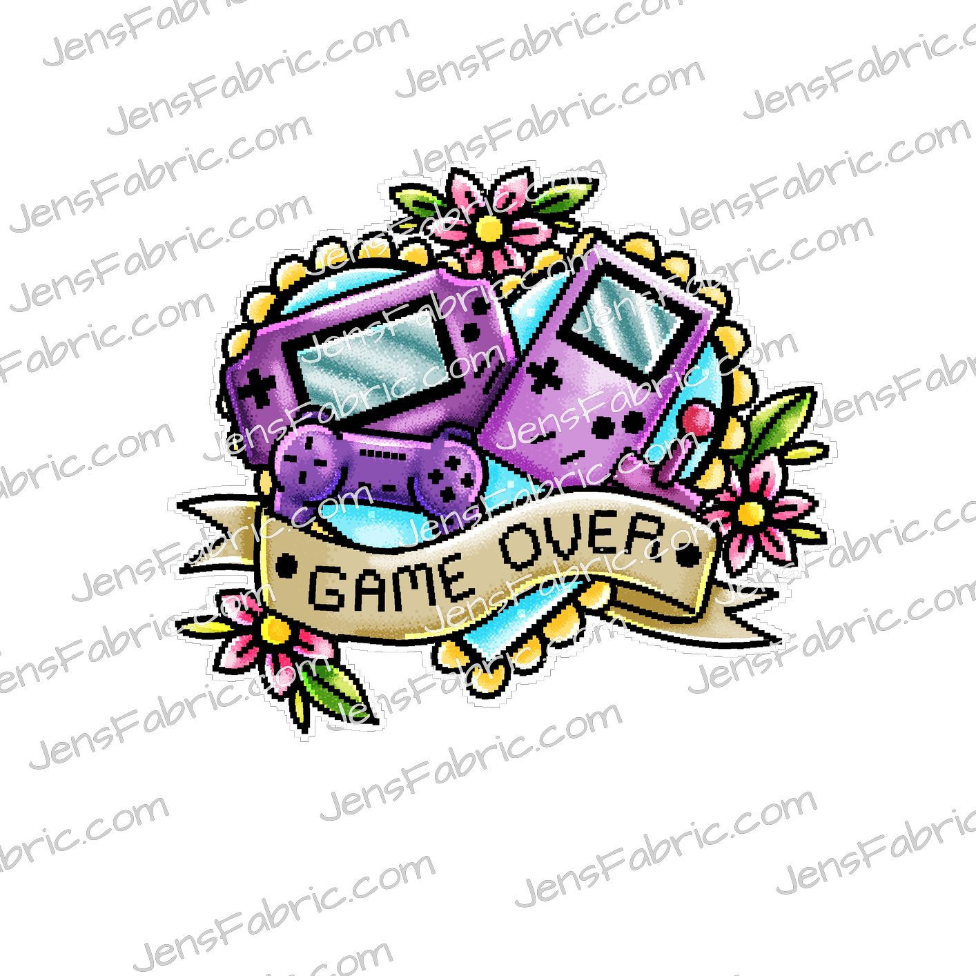 Game over Purple Panel