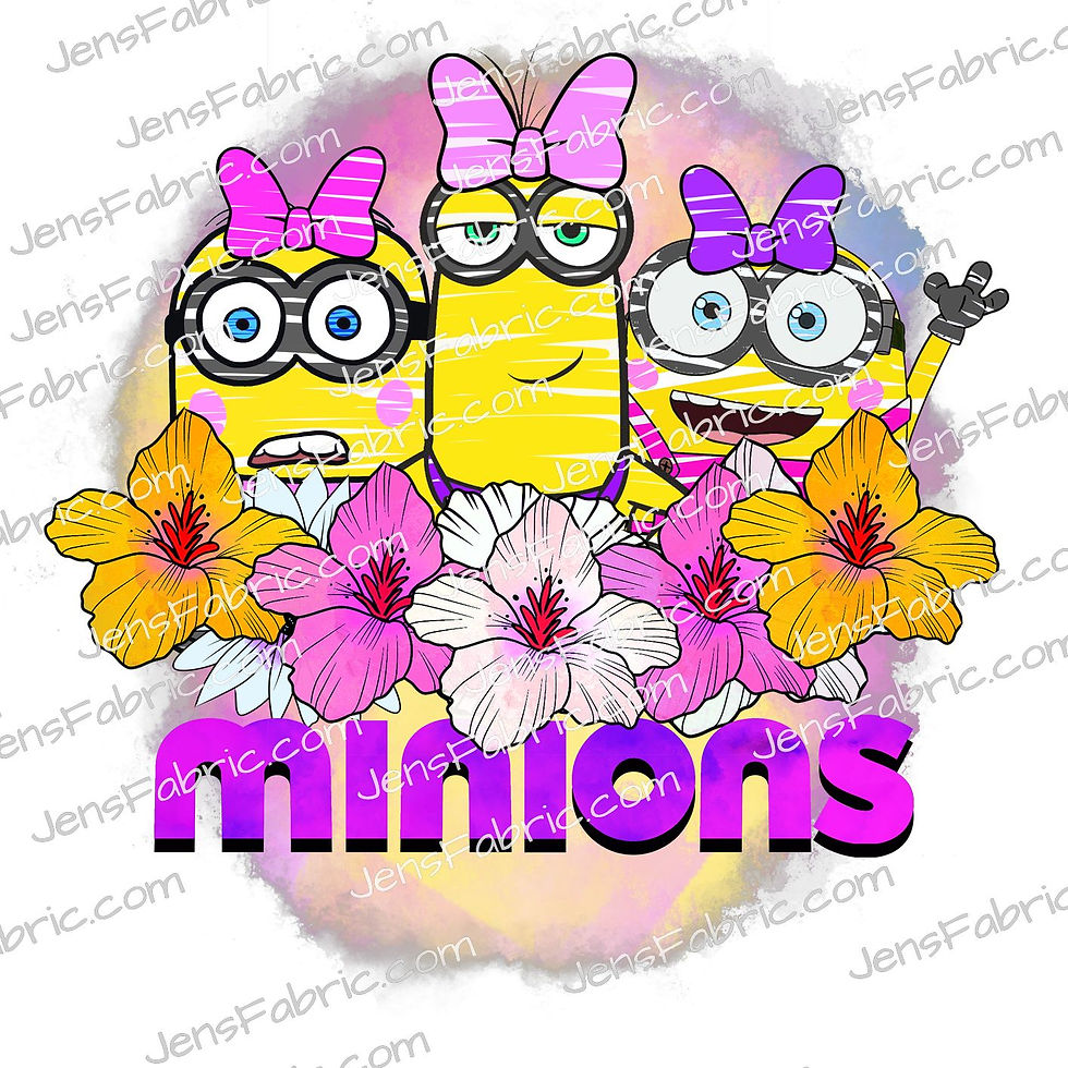 Minions Flower panel