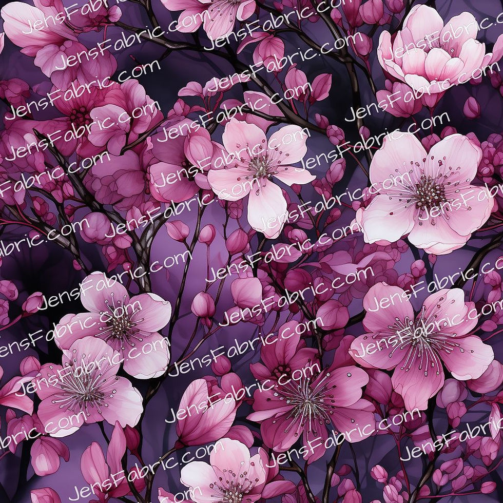 Pink and cranberry floral